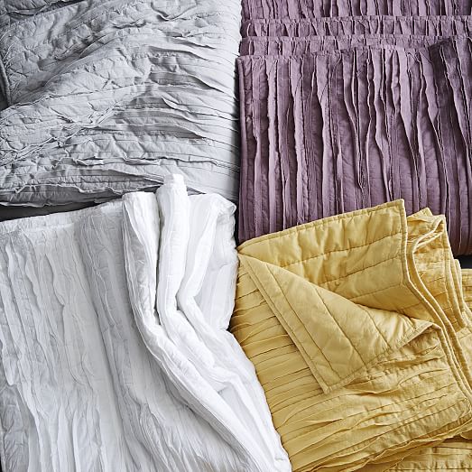 FrayedEdge Quilt west elm