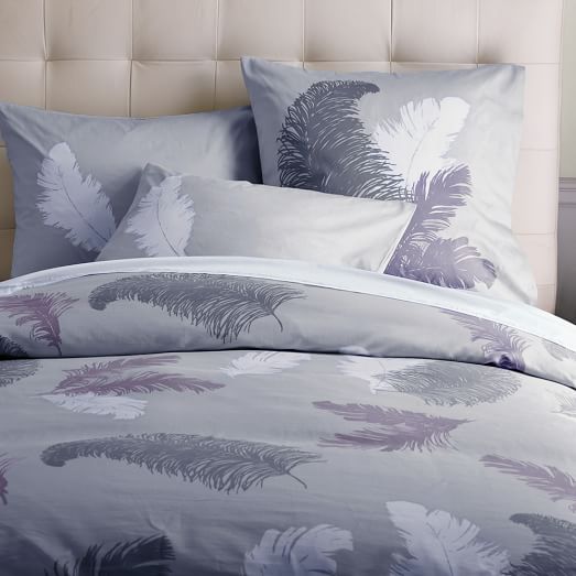 Tossed Feather Duvet Cover west elm