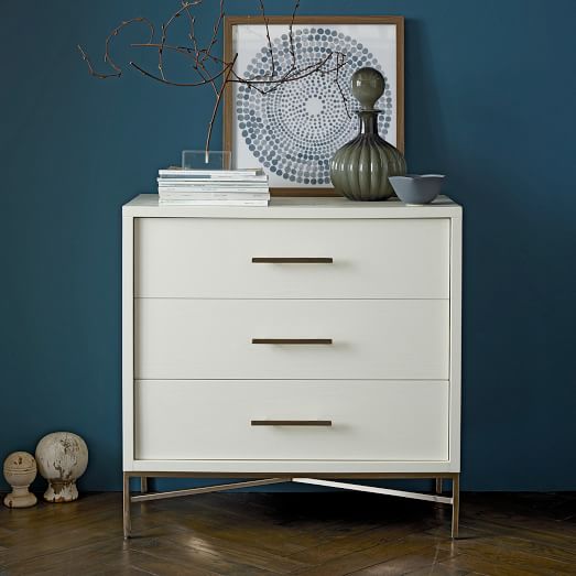 City Storage 3Drawer Dresser White west elm