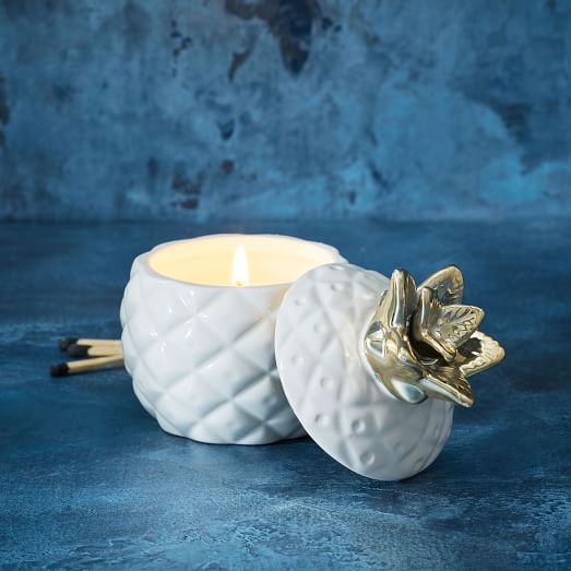 Darling pineapple candle