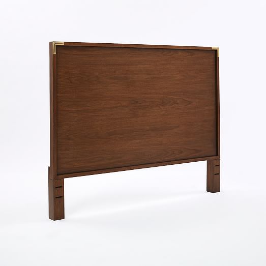 Malone Campaign Headboard Walnut west elm