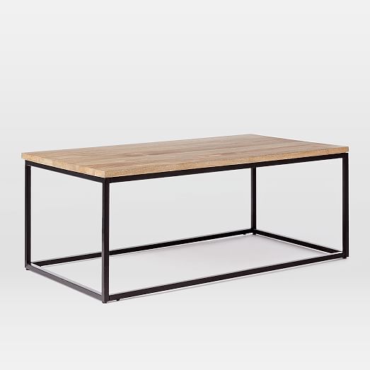 Box Frame Coffee Table Raw Mango west elm