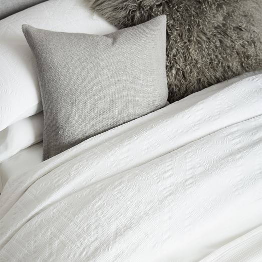 Organic Geo Waffle Jacquard Bedding Look Shop By Look west elm