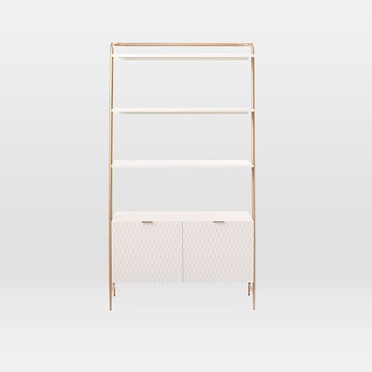 Audrey Wide Storage Bookcase west elm