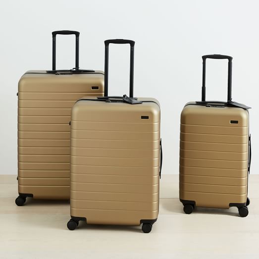 Away Suitcase Set of 3 (194L capacity) Brass west elm