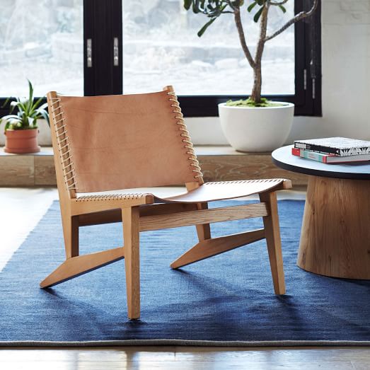 Commune Leather Sling Chair west elm