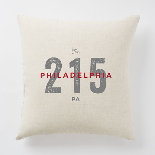 Area Code Pillow Covers west elm