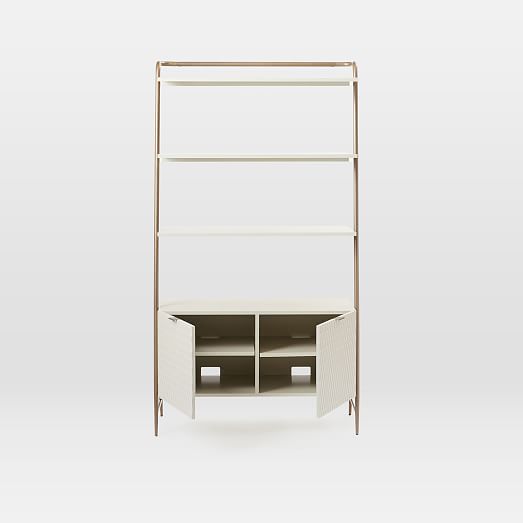 Audrey Wide Storage Bookcase west elm