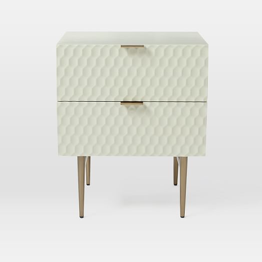 Audrey Nightstand Parchment west elm