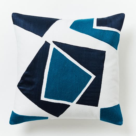 Roar + Rabbit™ Pattern Play Pillow Cover White west elm