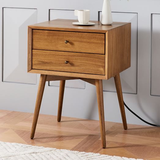 MidCentury Charging Nightstand west elm