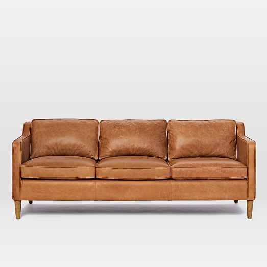 Hamilton Leather Sofa (81") west elm