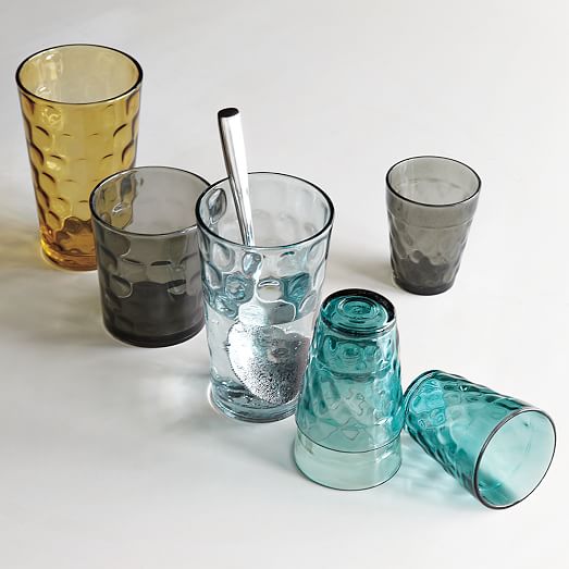 Dimpled Glassware (Set of 4) west elm
