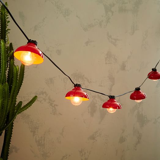 Industrial String Lights west elm