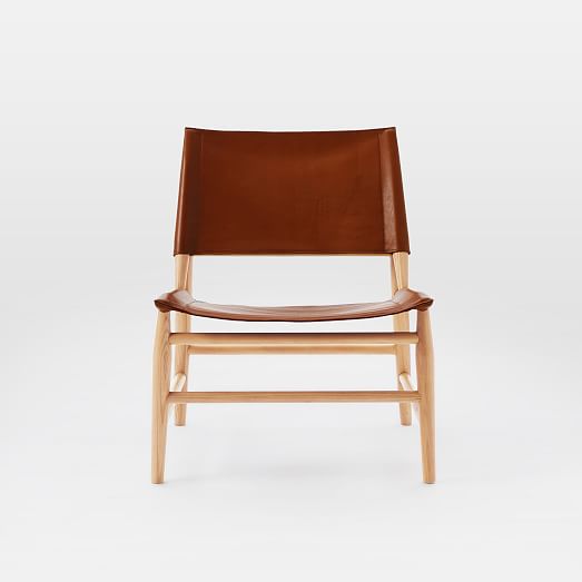 Leather Sling Chair west elm