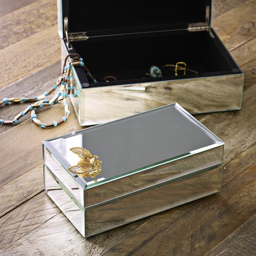 Mirrored Jewelry Box west elm