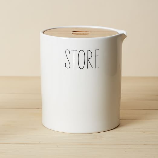 Labeled Kitchen Storage Canisters west elm