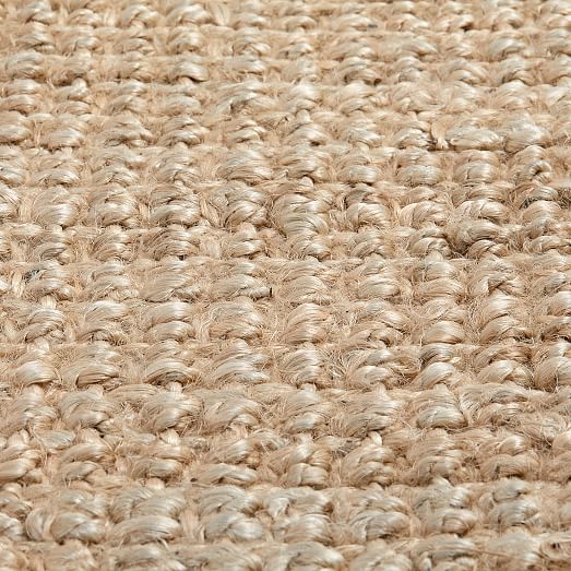 Jute Boucle Rug Ivory west elm