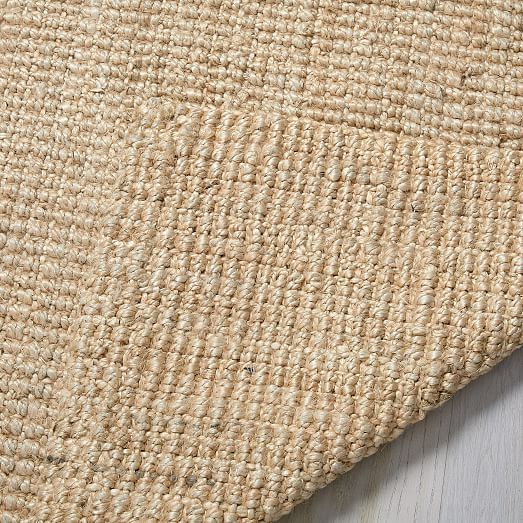 Jute Boucle Rug Ivory west elm