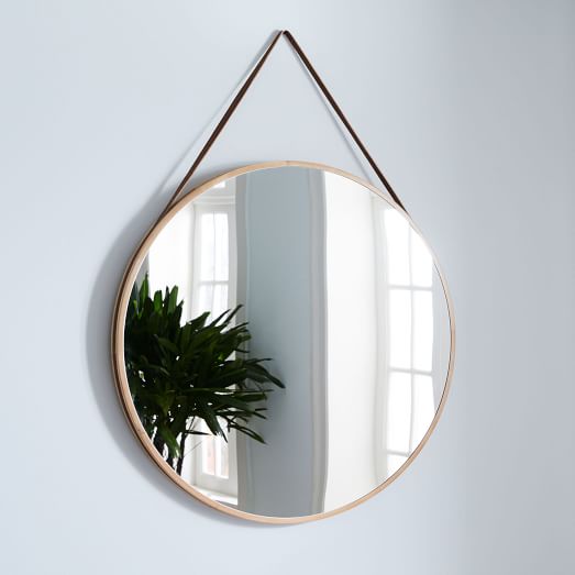 Modern Hanging Mirror - Oversized | west elm
