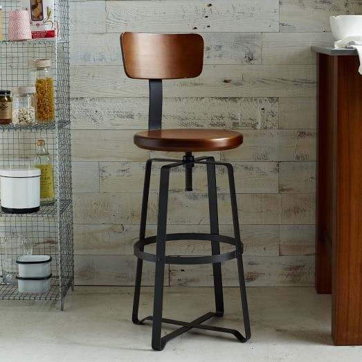 Industrial Swivel Bar Stool Pictures