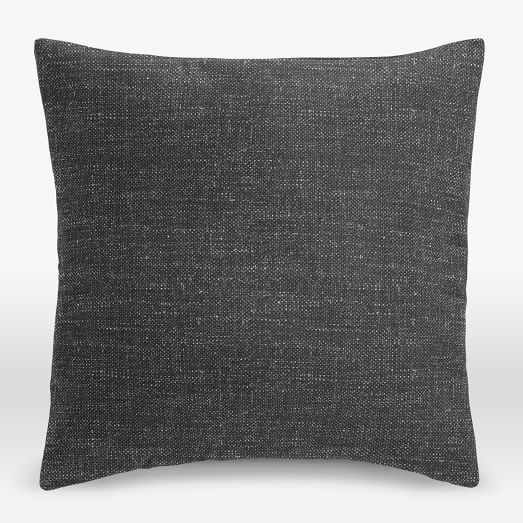 Upholstery Fabric Pillow Cover Heathered Tweed west elm