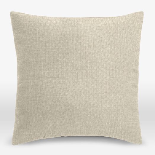 Upholstery Fabric Pillow Cover Brushed Heathered Cotton west elm