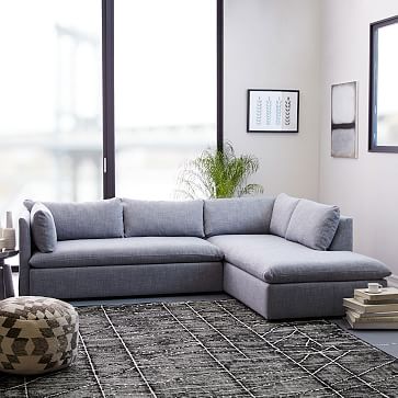 Shelter 2-Piece Terminal Chaise Sectional | west elm