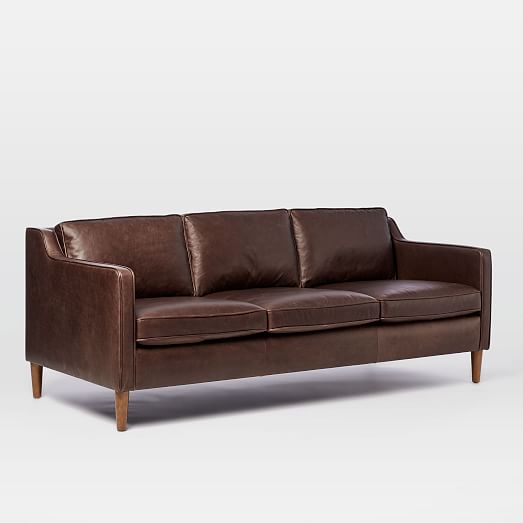 Hamilton Leather Sofa (81") west elm