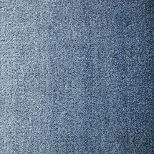 Ombre Shine Wool Rug Blue Lagoon west elm