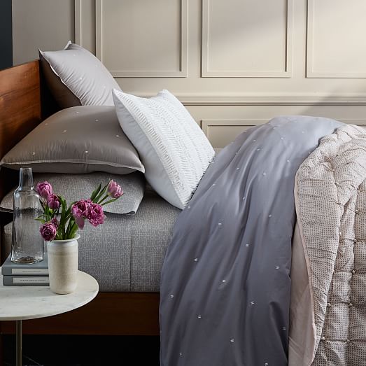 Organic Sketched Geo Sheet Set west elm