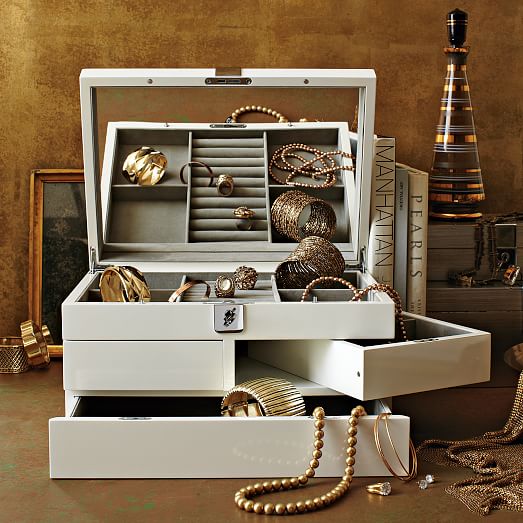 Grand Lacquer Jewelry Box west elm