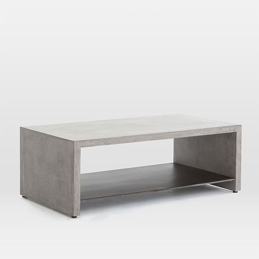 Industrial Concrete Coffee Table west elm