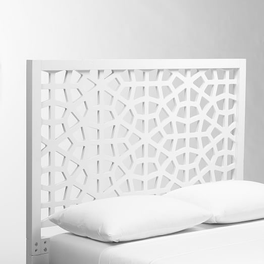 Morocco Headboard   White | west elm