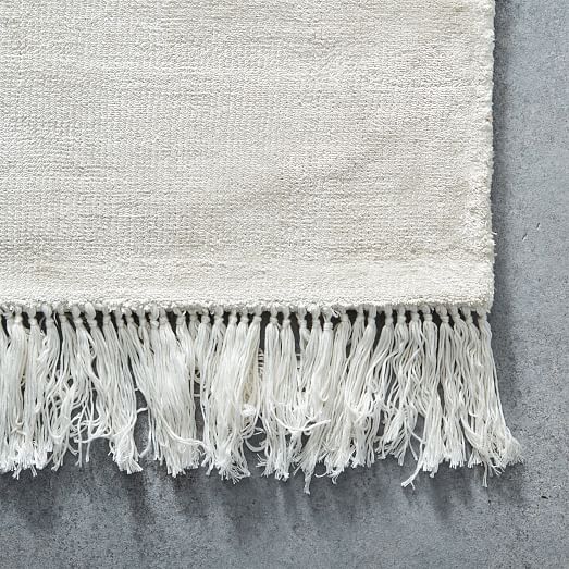 Fringe Rug Ivory west elm