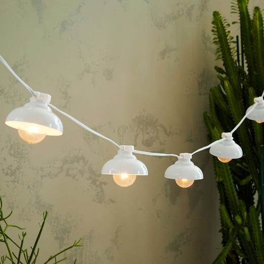 Industrial String Lights west elm
