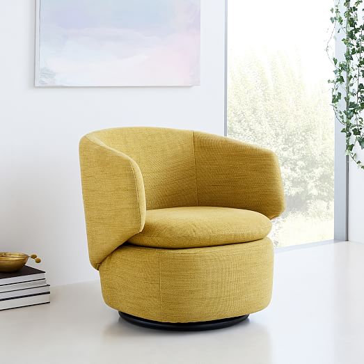 Crescent Swivel Chair | west elm