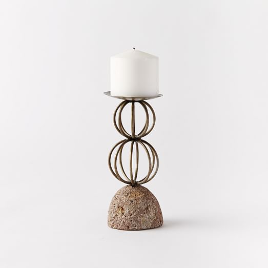 Artisan Pillar Candle Holder west elm