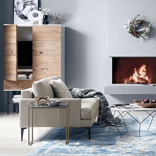 Andes Leather Sofa (76.5") west elm