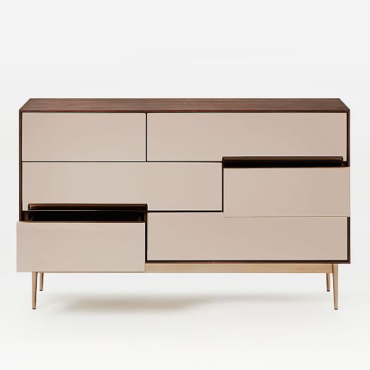Nouveau Mirror 6Drawer Dresser west elm