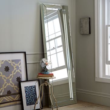 Parsons Floor Mirror – Mirrored | west elm