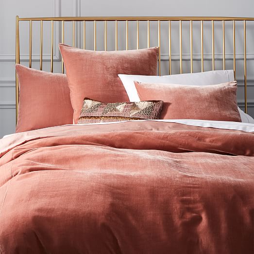 Luxe Velvet Duvet Cover + Shams west elm