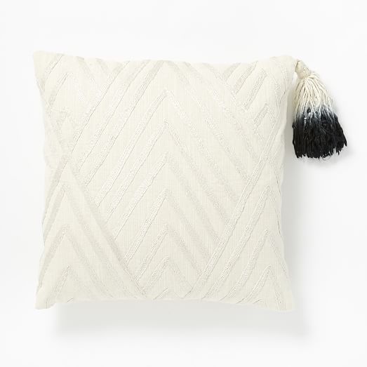 Geo Tassel Pillow Covers west elm
