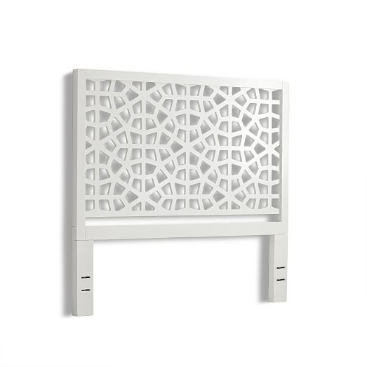Morocco Headboard   White | west elm