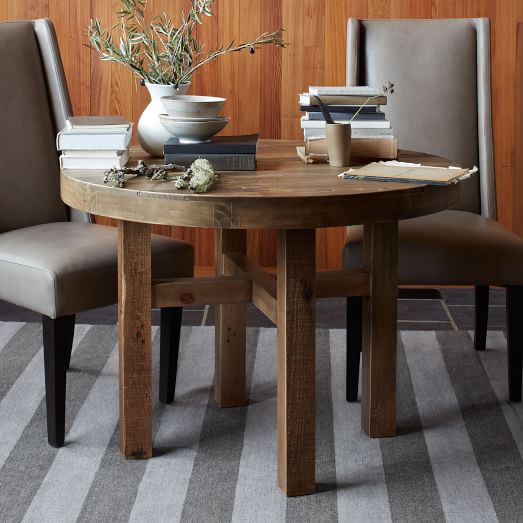 Emmerson® Reclaimed Wood Round Dining Table | west elm