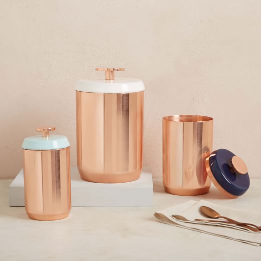 Copper Kitchen Canisters | west elm