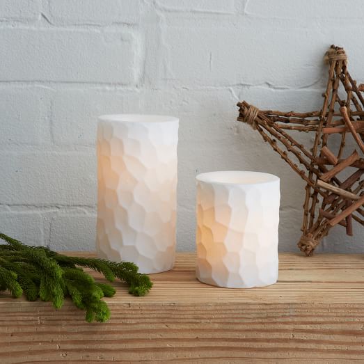 Flameless Candles Echo Pillar west elm