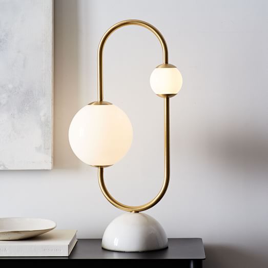 Framed Sphere Table Lamp west elm