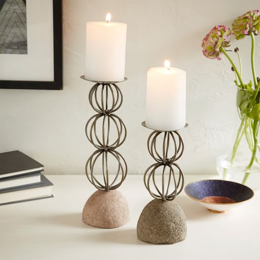 Artisan Pillar Candle Holder west elm
