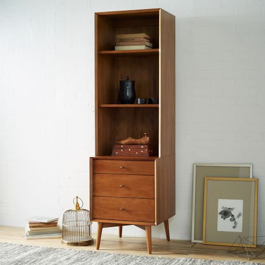 MidCentury 22" Bookshelf Acorn west elm